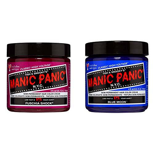 MANIC PANIC CLASSIC FUSCHIA SHOCK + BLUE MOON, color azul