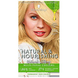 Schwarzkopf Natural &amp; Nutritivo 522 Tinte para el cabello rubio extra claro permanente vegano
