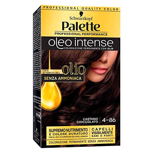 Schwarzkopf Palette Oleo, Coloración 4-86 Castaño Chocolate