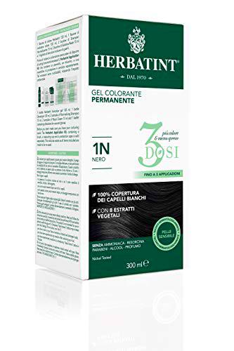 Herbatint Gel Colorante Permanente 3Dosis - 1N Negro 300ml