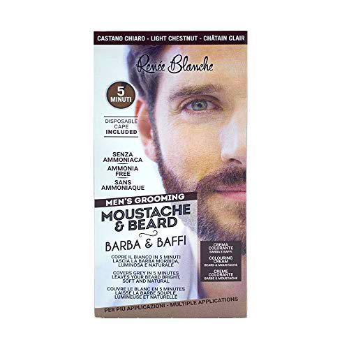 Renée Blanche colorear Barba y bigote Men's Grooming Negro (Castaño claro)