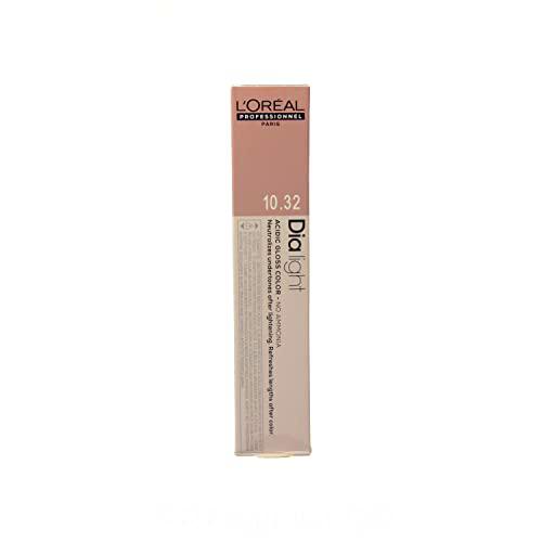 L'Oréal Professionnel DiaLight 7.43 Coloración Rubio Cobrizo Dorado Sin Amoniaco, 50ml