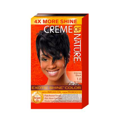 Creme de la naturaleza exótica brillo Color con aceite de argán de Marruecos 1.0 intenso negro