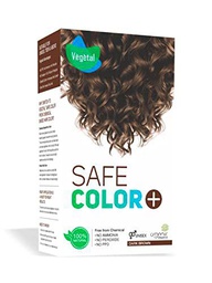Vegetal Safe Color+ Dark Brown 100 gm 100g Color blanco verdoso