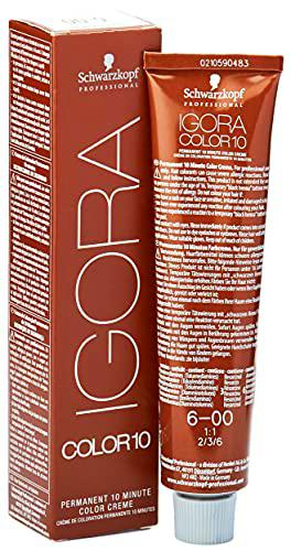 Schwarzkopf Professional Igora Color10 Coloración Permanente en Crema para el Cabello 6-00