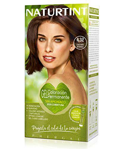 NATURTINT, Coloración sin amoniaco, 4.32 Castaño Intenso