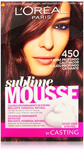 L'Oreal Paris Sublime Mousse Coloración Permanente 450 Caoba Profundo Cautivador