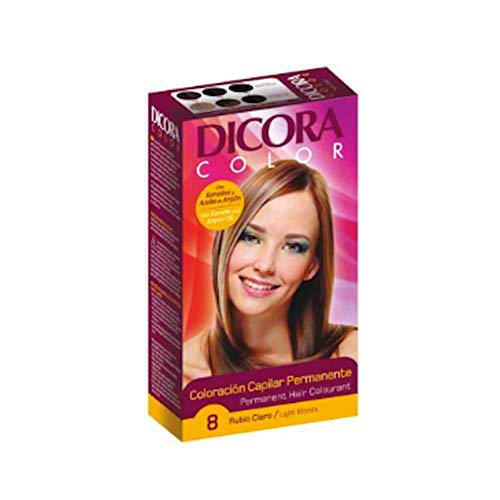 Dicora Tinte Color 8 Rubio Claro 360 g