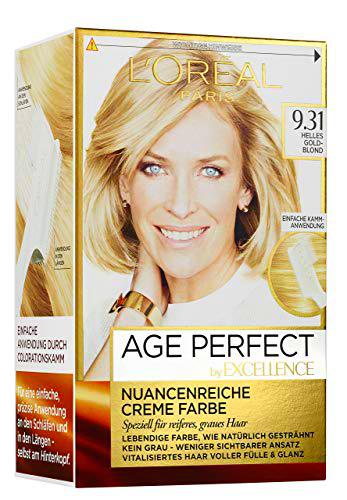 L'Oréal Paris excelencia Age Perfect coloración, 9,31 helles goldblond