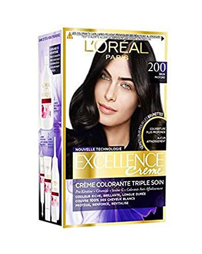L'Oréal Paris - Excellence Crème Brunettes - Coloration Permanente Triple Soin 100% Couverture Cheveux Blancs