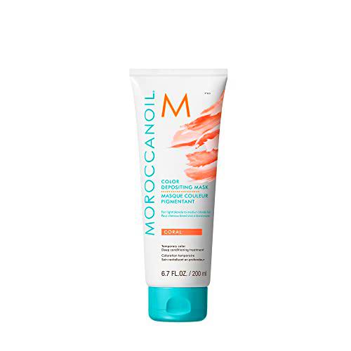 Mascarilla con Color Moroccanoil: Coral, 200 ml