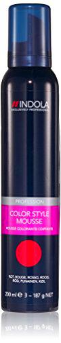 Indola Color Style Mousse - Laca de color para el pelo