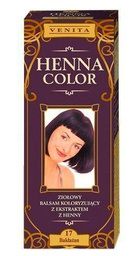 Henna Color 17 Berenjena Bálsamo Capilar Tinte Para Cabello Efecto De Color Tinte De Pelo Natural Gallina Eco