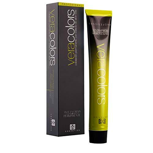 MH Cosmetics VeraColors Tinte Capilar Profesional con Aloevera 3/00 Castaño Oscuro 60 ml