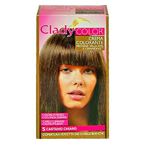 Clady Color Crema Colorante Cabello, Coloración Permanente a Oxidación