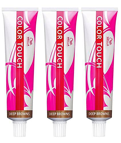 Wella Color Touch P5 55/54 - Tinte de coloración, 60 ml, 3 unidades