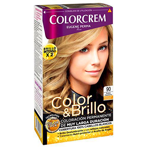 COLORCREM tinte Rubio Clarisimo Nº 90 caja 1 ud