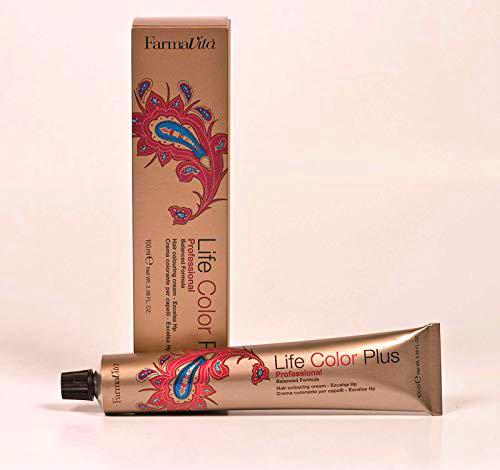 Farmavita Life Color Plus, Tinte 7.44 Rubio Cobre Intenso