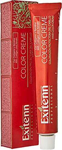 EXITENN COLOR CREME 60 ml, COLOR 743 RUBIO MEDIO COBRIZO DORADO