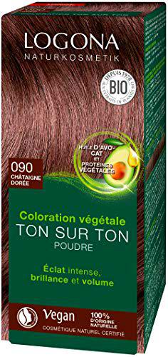 Logona Colorante vegetal castaño oscuro 090 100gr. 1 Unidad 100 g