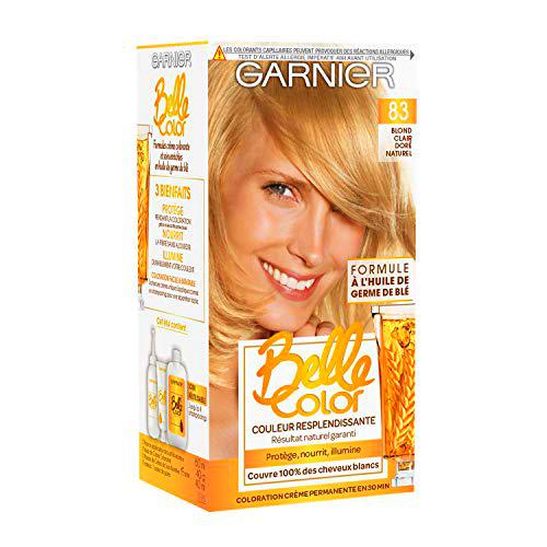 Garnier Belle Color - Coloración permanente Blond - 83 Rubio Claro,
