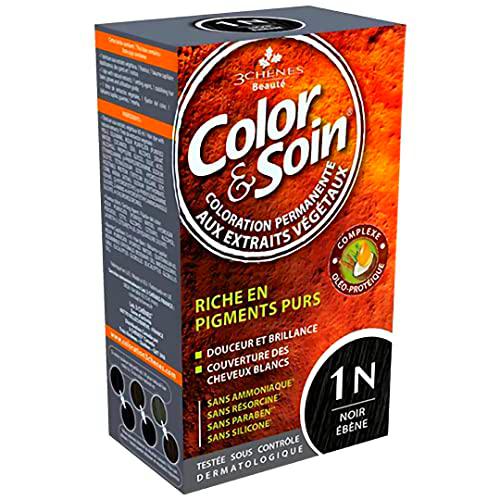 3 Chênes color soin noir ébène nº1N
