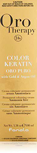 Fanola - Oro Therapy Color Keratin Puro, crema colorante permanente 100 ml 5 Hellbraun
