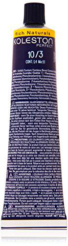 Wella Professionals Koleston 10/3 - Tinte de coloración