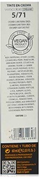MH Cosmetics VeraColors Deluxe Tinte Capilar Premium Vegano 5/71 Castaño Claro Tierra Ceniza 60 ml