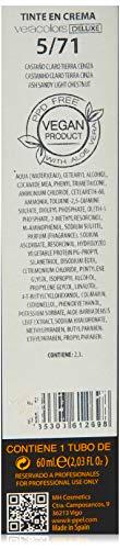 MH Cosmetics VeraColors Deluxe Tinte Capilar Premium Vegano 5/71 Castaño Claro Tierra Ceniza 60 ml