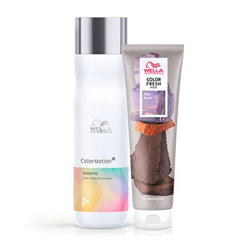 Wella Professionals Color Motion Champú 250ml protección del color y brillo + Color Fresh Mask 150mlColoración Temporal Tono Lila