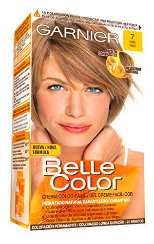 Garnier Belle Color Coloración de aspecto natural y cobertura completa de canas con aceite de jojoba y germen de trigo