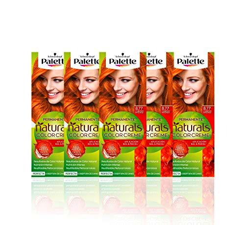 Schwarzkopf Palette Naturals - Coloración Permanente Tono 8.77 Cobrizo Intenso