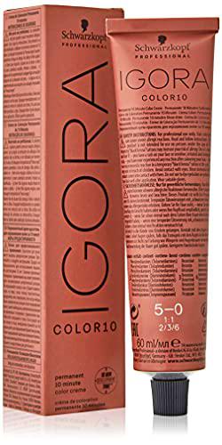 Schwarzkopf Professional Igora Color10 Coloración Permanente en Crema para el Cabello 5-0