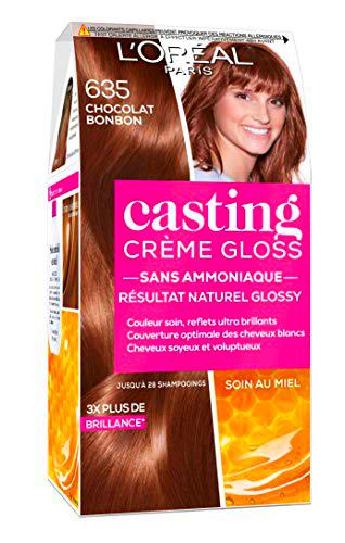 L'Oréal Paris Casting Crème Gloss Coloration Ton Sur Ton Sans Ammoniaque 6.35 Chocolat Bonbon