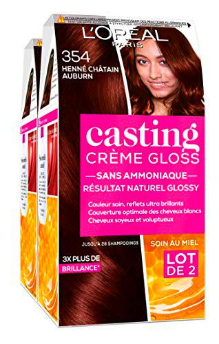 L 'Oréal Paris Coloración Tono sobre Tono sin ammoniaque 2.46 henné marrón cobre -  - Juego de 2