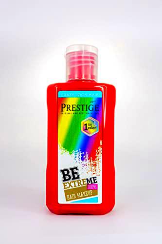 Vip's Prestige Coloración Temporal para Cabello | Tintura de Pelo Lavable | Para DIY Fiesta | Crazy Look Hair | Hair Make Up Color 05 Rojo | 100 ML