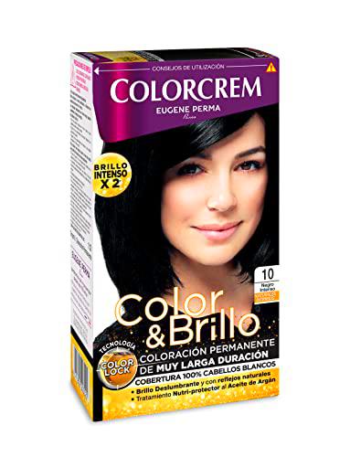 Colorcrem Color &amp; Brillo Tinte Permanente Mujer, con Tratamiento Nutri-Protector al Aceite de Argán