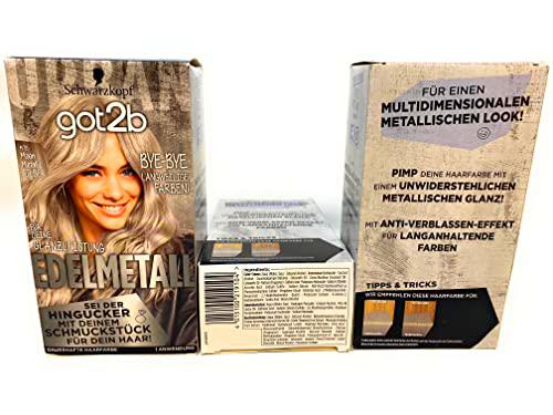 GOT2 Color Pelo Metal precioso M70 Luna Metallic Silver