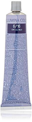 Color de Wella Illumina pelo rubio ceniza 6/16 oscuro-violeta, 60 ml