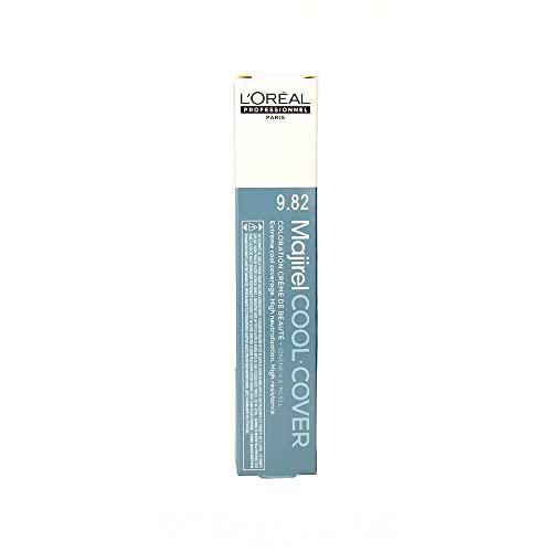 Coloración Permanente L'Oreal Professionnel Paris Majirel Cool Cover #9.82 Rubio Extraclaro