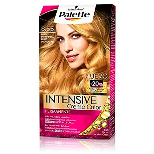 Palette Intense - Tono 8.55 Rubio Dorado Miel - Coloración Permanente