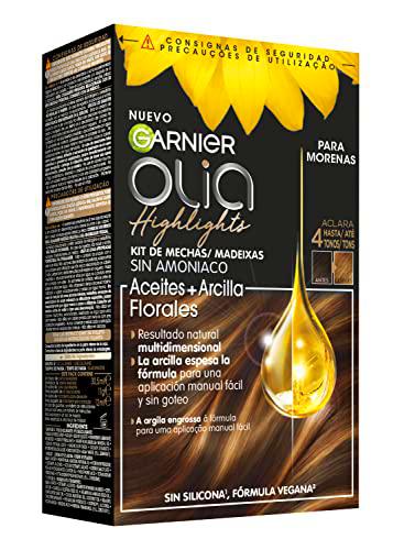 Garnier Olia Highlights coloración permanente sin amoniaco con aceites florales naturales