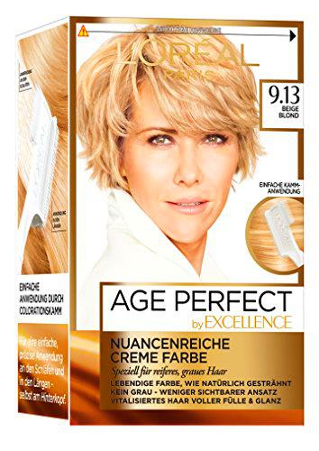 L'Oréal Paris excelencia Age Perfect coloración, 9.13 color beige rubio