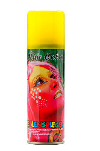 Búho Espejo 819302 - leuchtc freecolor haarspray fluorescente en lata, Amarillo