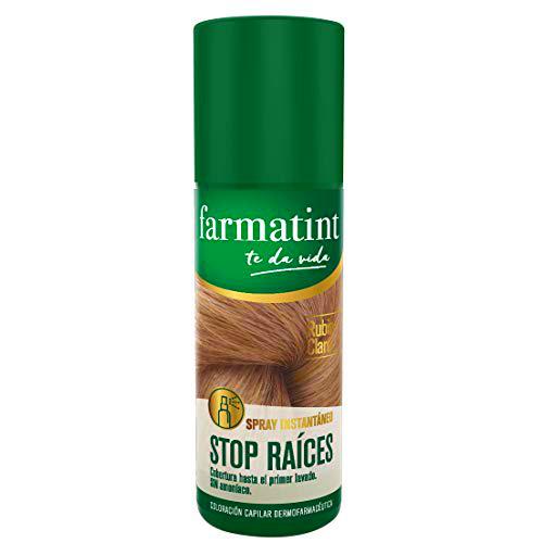 Farmatint Spray Instantáneo Capilar Stop Raíces, Color Rubio Claro