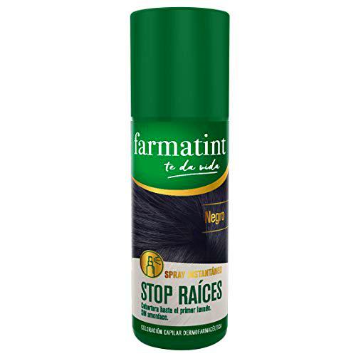 Farmatint Spray instantáneo capilar Stop Raíces, color negro