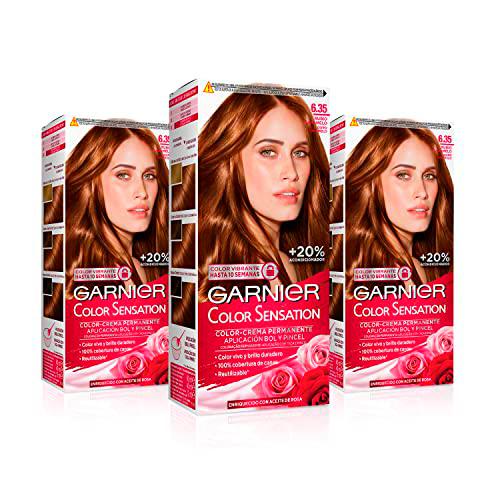 Garnier Color Sensation - Coloración Permanente e Intensa Reutilizable con Bol y Pincel