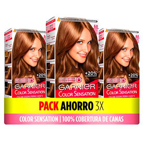 Garnier Color Sensation - Coloración Permanente e Intensa Reutilizable con Bol y pincel