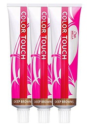 Wella Color Touch - Tinte de coloración, 60 ml, 3 unidades, 9/96